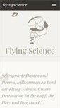 Mobile Screenshot of flyingscience.ch
